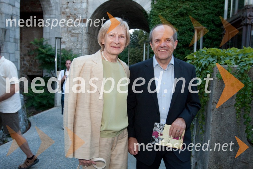 Dr. Ivan Svetlik, minister za delo, družino in socialne zadeve in soproga MetkaFestival Ljubljana: Samorog, premiera baleta