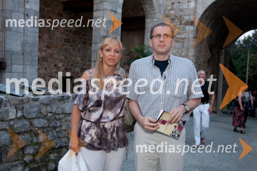 Jani Möderndorfer, podžupan Ljubljane s soprogoFestival Ljubljana: Samorog, premiera baleta