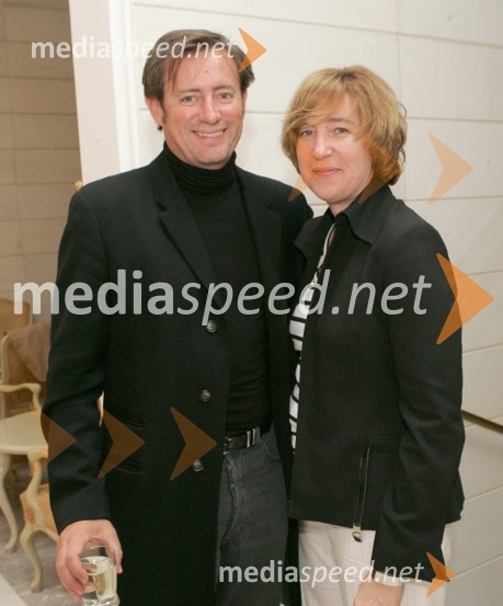 Vladimir Rukavina Gogo, direktor mariborskega Narodnega doma in Mojca Menart, urednica tv programov na RTV SlovenijaRadio Maribor 60 let, SNG Maribor