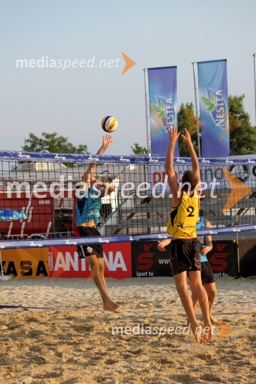 Vid jakopin in Leo Mohorič, odbojkarja na mivki
BeachMaster 2010