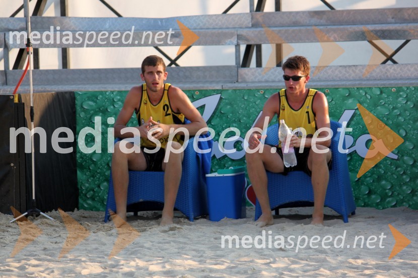 Klemen Ponikvar in Leo Mohorič, odbojkarja na mivkiBeachMaster 2010