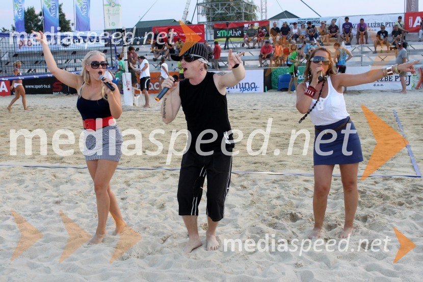 Mateja Malnar, Steffanio in Sara Lednik, skupina SexplosionBeachMaster 2010