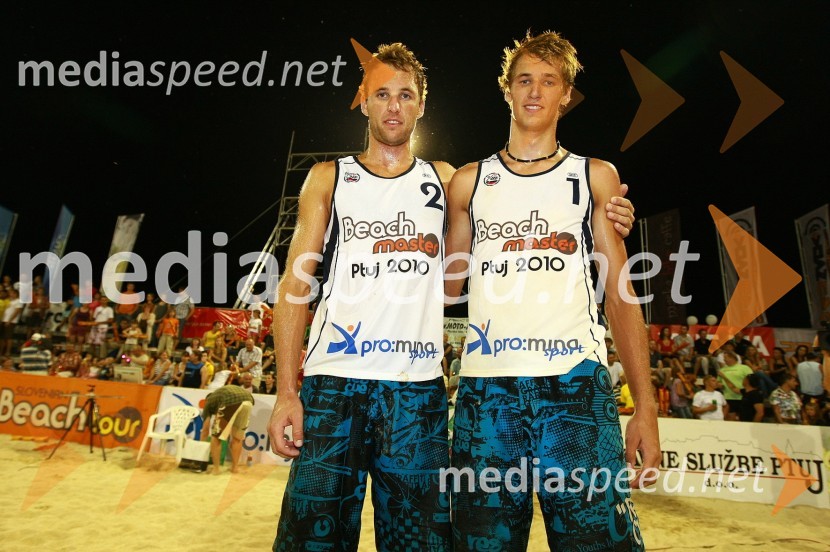 Danijel in Jan Pokeršnik, odbojkarja na mivkiBeachMaster 2010