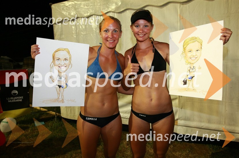 Camilla Nilsson in Tora Hansson, zmagovalkiBeachMaster 2010
