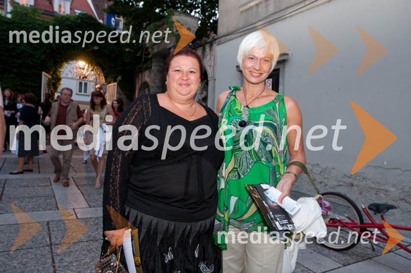 Melita Drev Bakirkaya, lastnica turške restavracije Yildiz Han in Barbara Drnač, novinarkaFestival Ljubljana: Le Presbytere-Balet za življenje