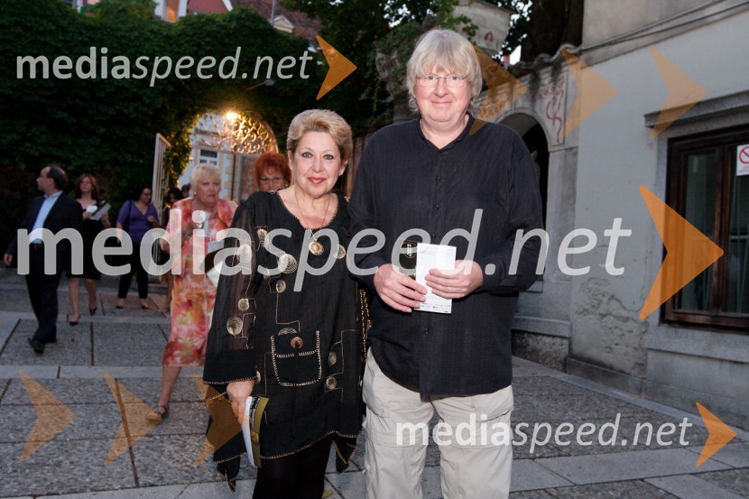 Lovrenc Blaž Arnič, dirigent in soproga Zlatomira Nikolova, operna pevkaFestival Ljubljana: Le Presbytere-Balet za življenje