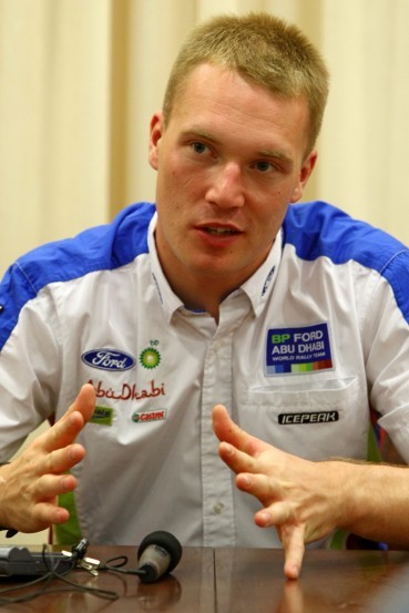 Jari Matti Latvala, voznik ekipe BP Ford Abu Dhabi World Rally TeamJari Matti Latvala, rally voznik na obisku v Sloveniji