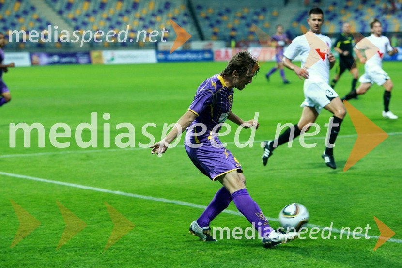 Dejan Mezga, nogometaš NK MariborNK Maribor - Videoton, 3. krog kvalifikacij za Ligo Europa