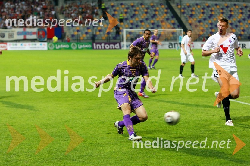Dejan Mezga, nogometaš NK MariborNK Maribor - Videoton, 3. krog kvalifikacij za Ligo Europa
