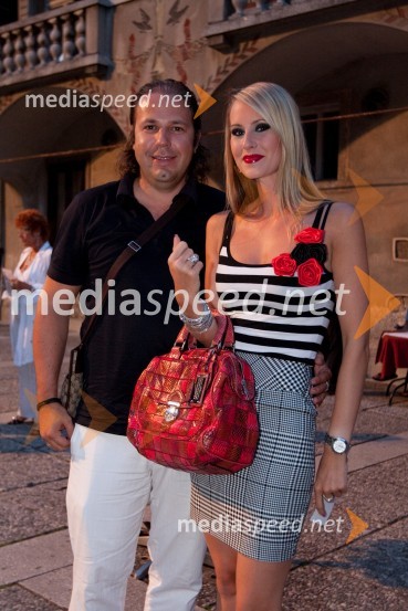 Damjan Musič, direktor Kongo Hotel in Casino d.o.o. in Jerneja Podbevšek Zhembrovskyy, balerinaFestival Ljubljana: Pikova dama, opera