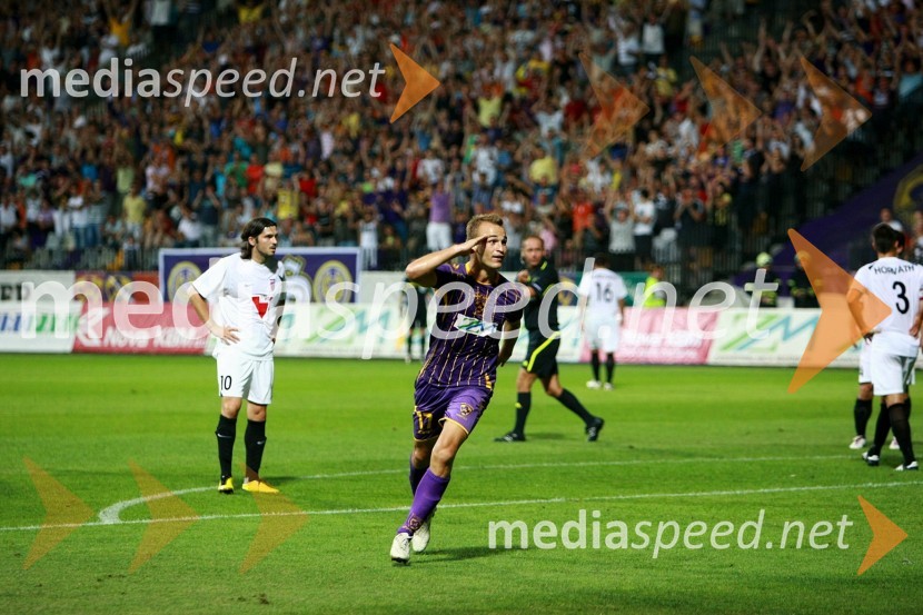 Dalibor Volaš, nogometaš NK MariborNK Maribor - Videoton, 3. krog kvalifikacij za Ligo Europa