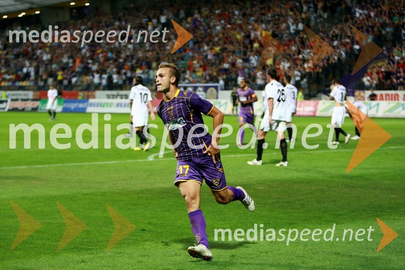 Dalibor Volaš, nogometaš NK MariborNK Maribor - Videoton, 3. krog kvalifikacij za Ligo Europa