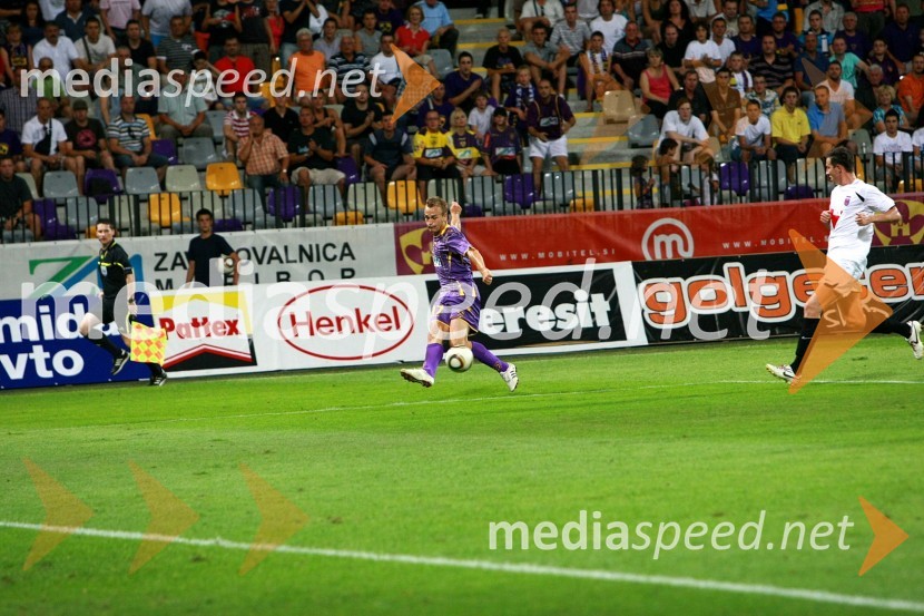 Dalibor Volaš, nogometaš NK MariborNK Maribor - Videoton, 3. krog kvalifikacij za Ligo Europa