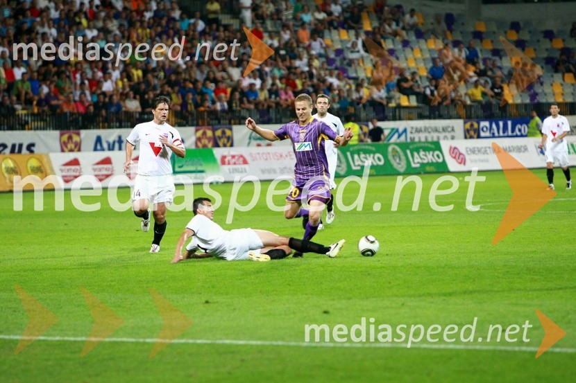 Aleš Mertelj, nogometaš NK Maribor in nogometaši NK VideotonNK Maribor - Videoton, 3. krog kvalifikacij za Ligo Europa