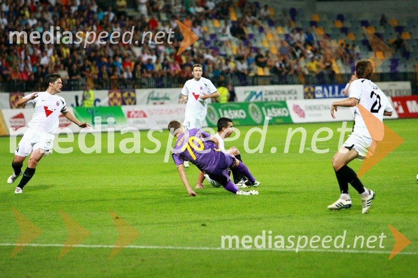 Aleš Mertelj, nogometaš NK Maribor in nogometaši NK VideotonNK Maribor - Videoton, 3. krog kvalifikacij za Ligo Europa