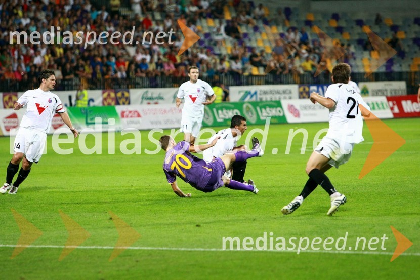 Aleš Mertelj, nogometaš NK Maribor in nogometaši NK VideotonNK Maribor - Videoton, 3. krog kvalifikacij za Ligo Europa