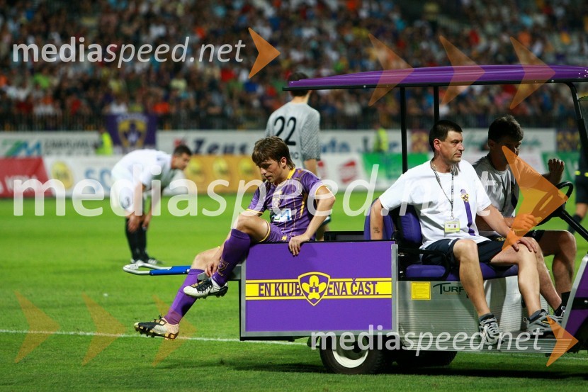 Dejan Mezga, nogometaš NK MariborNK Maribor - Videoton, 3. krog kvalifikacij za Ligo Europa