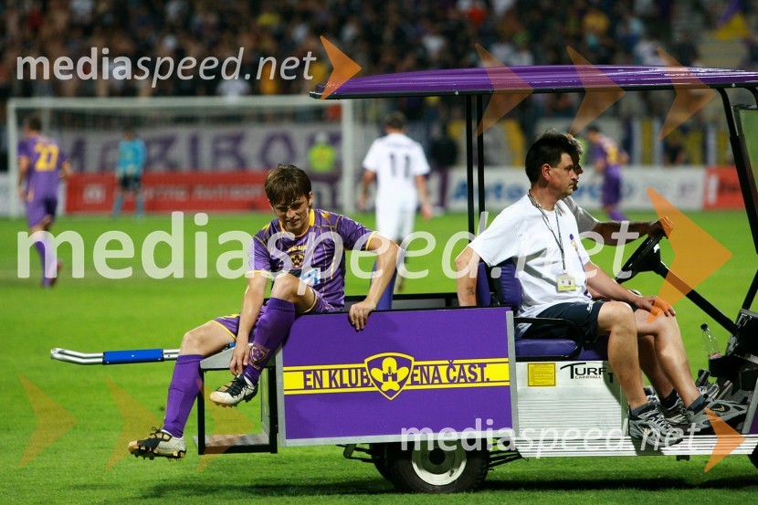 Dejan Mezga, nogometaš NK MariborNK Maribor - Videoton, 3. krog kvalifikacij za Ligo Europa