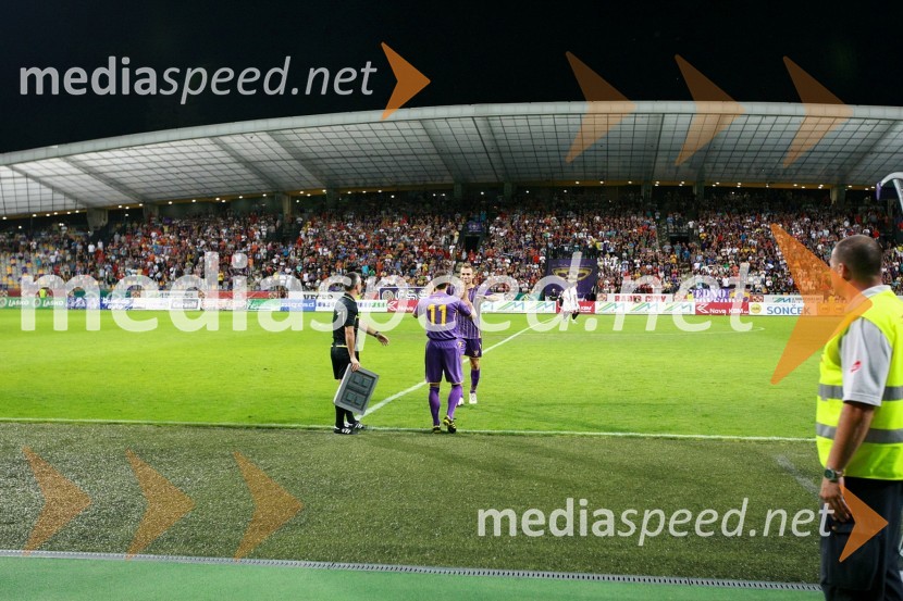 Dragan Jelić in Dalibor Volaš, nogometaša NK MariborNK Maribor - Videoton, 3. krog kvalifikacij za Ligo Europa