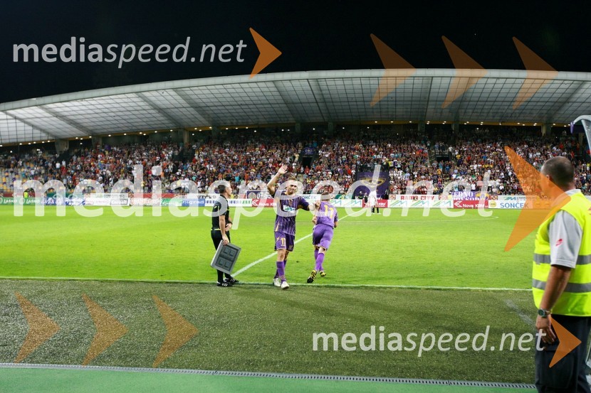 Dalibor Volaš in Dragan Jelić, nogometaša NK MariborNK Maribor - Videoton, 3. krog kvalifikacij za Ligo Europa