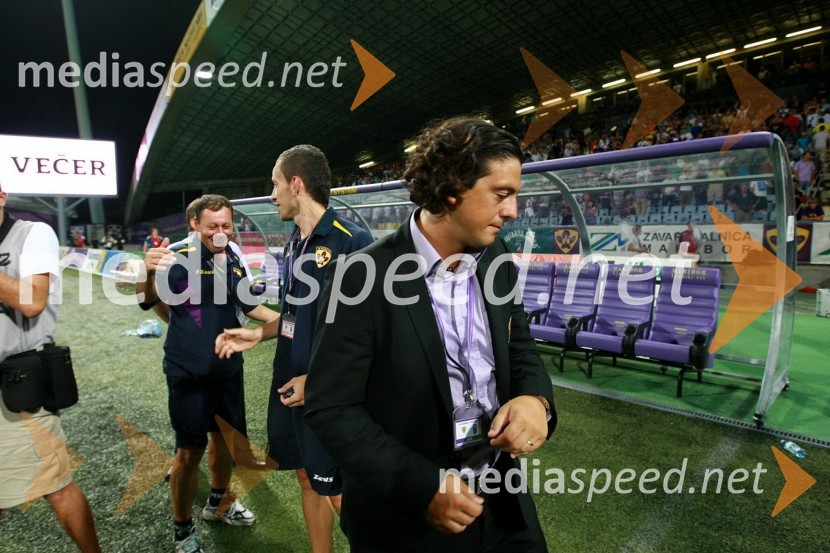 Zlatko Zahovič, športni direktor NK MariborNK Maribor - Videoton, 3. krog kvalifikacij za Ligo Europa