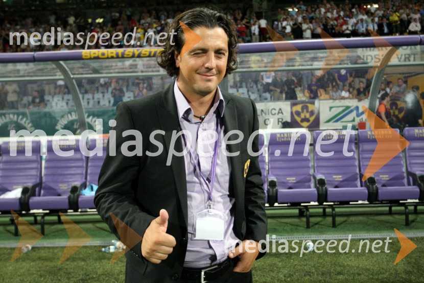 Zlatko Zahovič, športni direktor NK MariborNK Maribor - Videoton, 3. krog kvalifikacij za Ligo Europa
