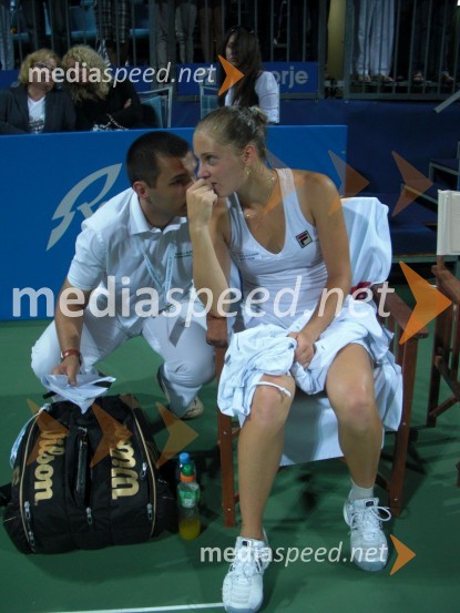 Simon Ličen, PR Slovenia Open in Ana Čakvetadze, teniška igralkaSlovenia Open 2010, finale
