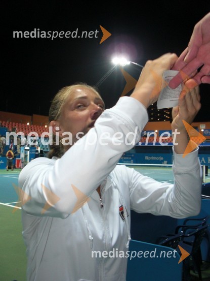 Ana Čakvetadze, teniška igralkaSlovenia Open 2010, finale