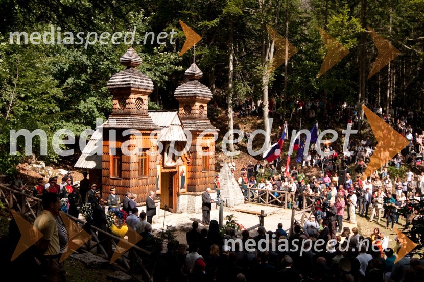 Ruska kapelicaSpominska slovesnost ob Ruski kapelici