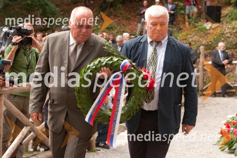 Tone Ipavic in Igor FurlanSpominska slovesnost ob Ruski kapelici