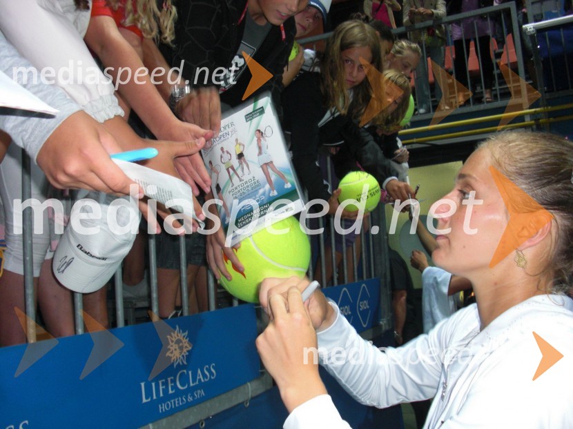 Ana Čakvetadze, teniška igralkaSlovenia Open 2010, finale