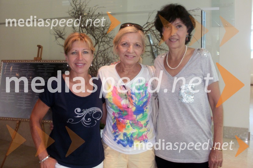 Mima Jaušovec, predsednica organizacijskega odbora turnirja Banka Koper Slovenia Open, Stanislava Šmon, vodja oddelka za letalstvo pri Organizaciji združenih narodov in Virginia Ruzici, nekdanja romunska teniška igralkaSlovenia Open 2010, finale