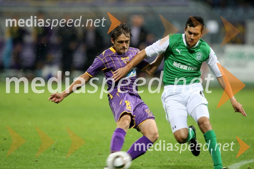 Dejan Mezga, nogometaš NK Maribor in nogometaš Hibernian FCNK Maribor - Hibernian, 3. krog kvalifikacij za ligo Europa