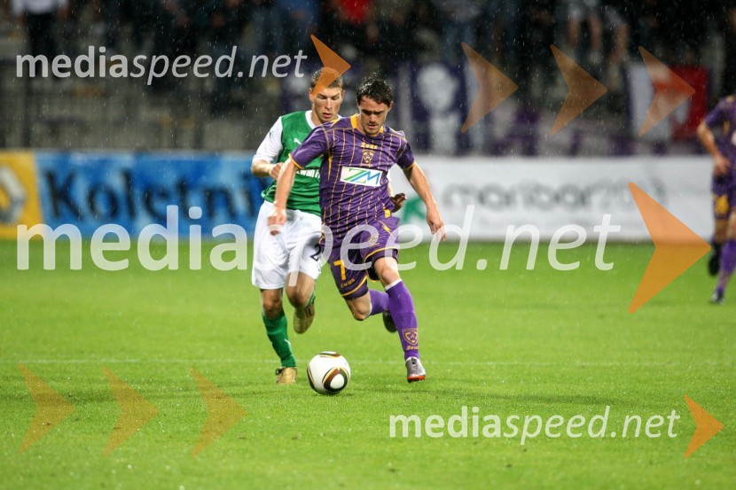 Nogometaš Hibernian FC in Aleš Mejač, nogometaš NK MariborNK Maribor - Hibernian, 3. krog kvalifikacij za ligo Europa