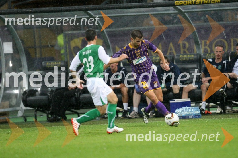 Nogometaš Hibernian FC in Mitja Viler, nogometaš NK MariborNK Maribor - Hibernian, 3. krog kvalifikacij za ligo Europa