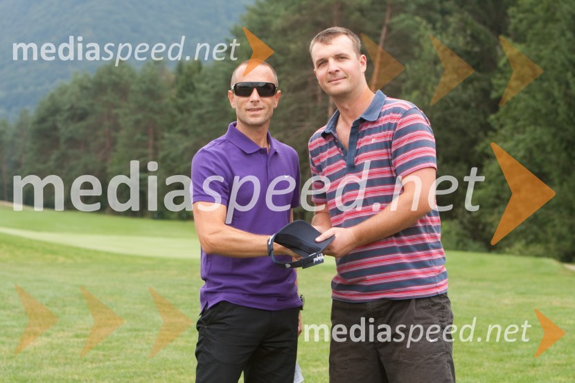 Primož Babnik, direktor podjetja Finstral in Arnel Dugič, direktor podjetja Eko StilFinstral Open tour