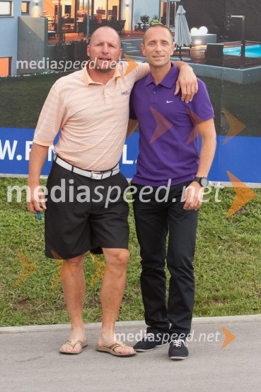 Marko Štirn, idejni vodja projekta Golf igrišča Diners Club Ljubljana in Primož Babnik, direktor podjetja FinstralFinstral Open tour