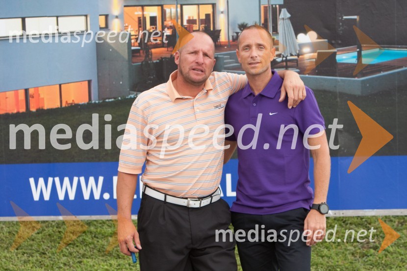 Marko Štirn, idejni vodja projekta Golf igrišča Diners Club Ljubljana in Primož Babnik, direktor podjetja FinstralFinstral Open tour