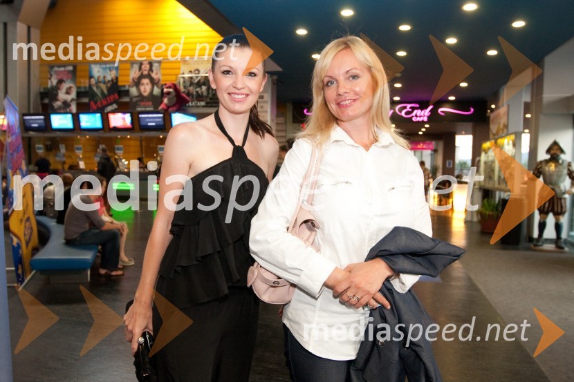 Nina Urbančič Romih, odnosi z javnostjo in Andreja Medvedič, lastnica in direktorica Sense Wellness ClubaSalt, premiera filma