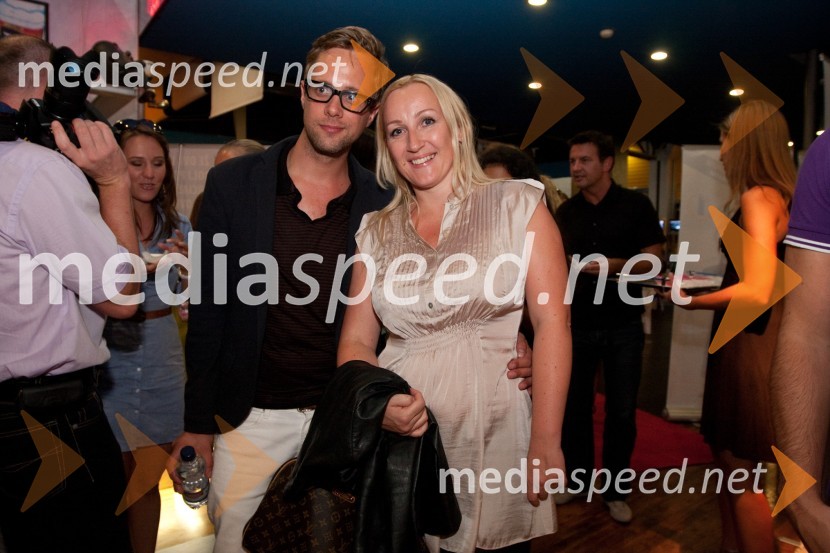 Aljoša Krošlin Grlj, odgovorni urednik priloge Magnet in Helena Čož, Agencija LunaSalt, premiera filma