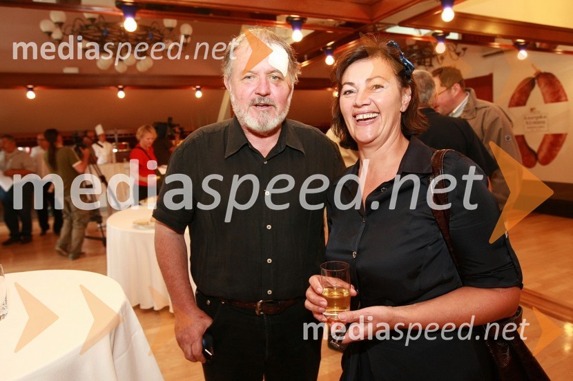 Janez Bogataj, etnolog in Vesna Čarman, Gostilna pri Danilu2. festival Kranjske klobase