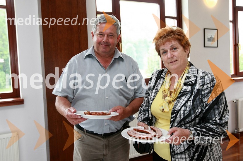Franci Jezeršek, Hiša kulinarike Jezeršek in Ivica Arvaj, gostinka2. festival Kranjske klobase