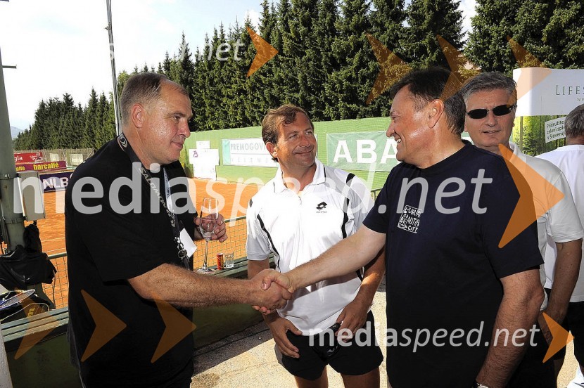 ..., Karl Erjavec in Zoran Jankovič, župan mestne občine LjubljanaVIP teniški turnir 2010