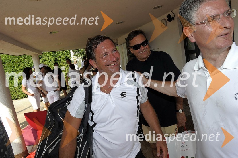 Karl Erjavec in Franjo Bobinac, predsednik uprave Gorenje d.d.VIP teniški turnir 2010