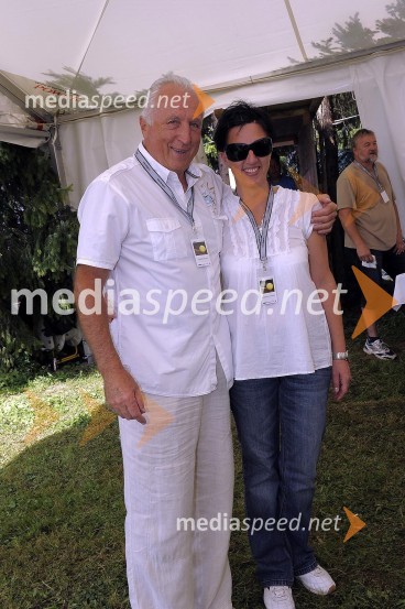 Marjan Gaberšek, organizator in Marjetka GaberšekVIP teniški turnir 2010