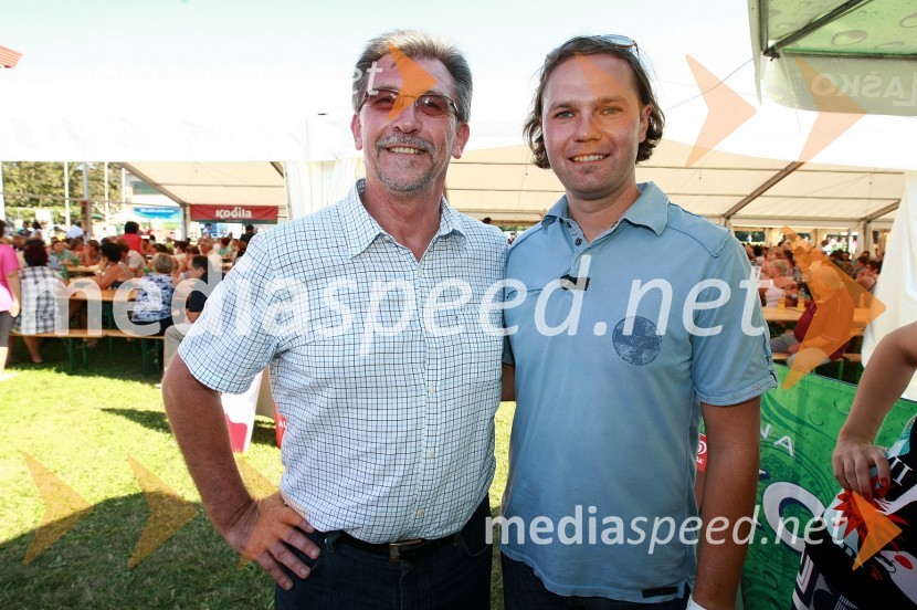 Dr. Bojan Korošec, direktor Splošne bolnišnice Murska Sobota in Kristjan Magdič, direktor in lastnik podjetja FrontalDobrodelni koncert za bolnišnico Murska Sobota