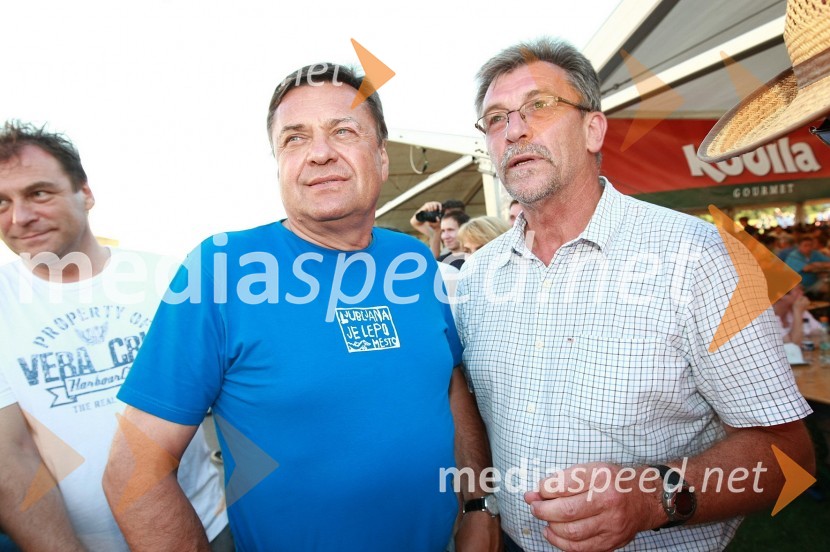 Zoran Jankovič, župan Mestne občine Ljubljana in dr. Bojan Korošec, direktor Splošne bolnišnice Murska SobotaDobrodelni koncert za bolnišnico Murska Sobota