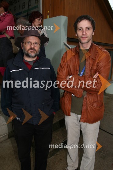 Vili Rezman, župan občine Ruše ter poslanec v državnem zboru in Stipe Jerič, voditelj ter urednik na televiziji Rts10 let televizije RTS Maribor