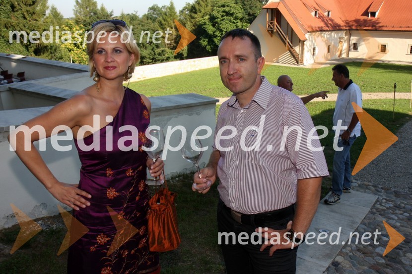 Mag. Norma Bale, direktorica Kultprotura in Borut Cvetko, MediaspeedSalon Traminec 2010