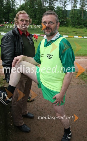 Peter Lamut bivši predsednik NK Pohorje in Vili Rezman, župan občine Ruše ter poslanec v državnem zboru10 let televizije RTS Maribor